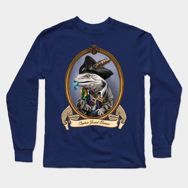 Renaissance Reptile - Captain Josiah Bisman Long Sleeve T-Shirt by JMSArt